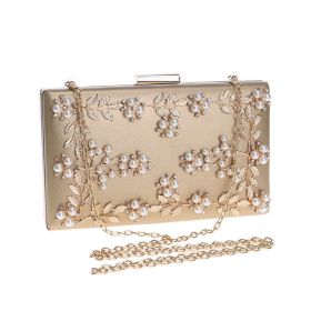 Clutch Bag Evening Bag Women's European And American Banquet Bag Flower Evening Bag