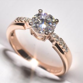 Huitan 2022 Hot Wedding Bands Women's Rings Inlaid AAA Cubic Zirconia Silver Color/Gold Color Luxury Engagement Rings for Lover (Main Stone Color: F1620, Ring Size: 8)