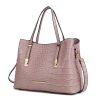 MKF Collection Aurelia Crocodile Embossed Vegan Leather Women Tote Handbag by Mia K