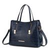 MKF Collection Aurelia Crocodile Embossed Vegan Leather Women Tote Handbag by Mia K