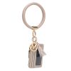 MKF Collection Jordyn Vegan Leather Bracelet Keychain with a Credit Card Holder by Mia k