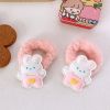 Sweet Girls Cute Animal Pattern Plush Hairband Elastic Band