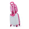 2 PCS Kids Luggage Set, 12" Backpack and 16" Spinner Case with 4 Universal Wheels, Travel Suitcase for Boys Girls