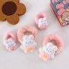 Sweet Girls Cute Animal Pattern Plush Hairband Elastic Band